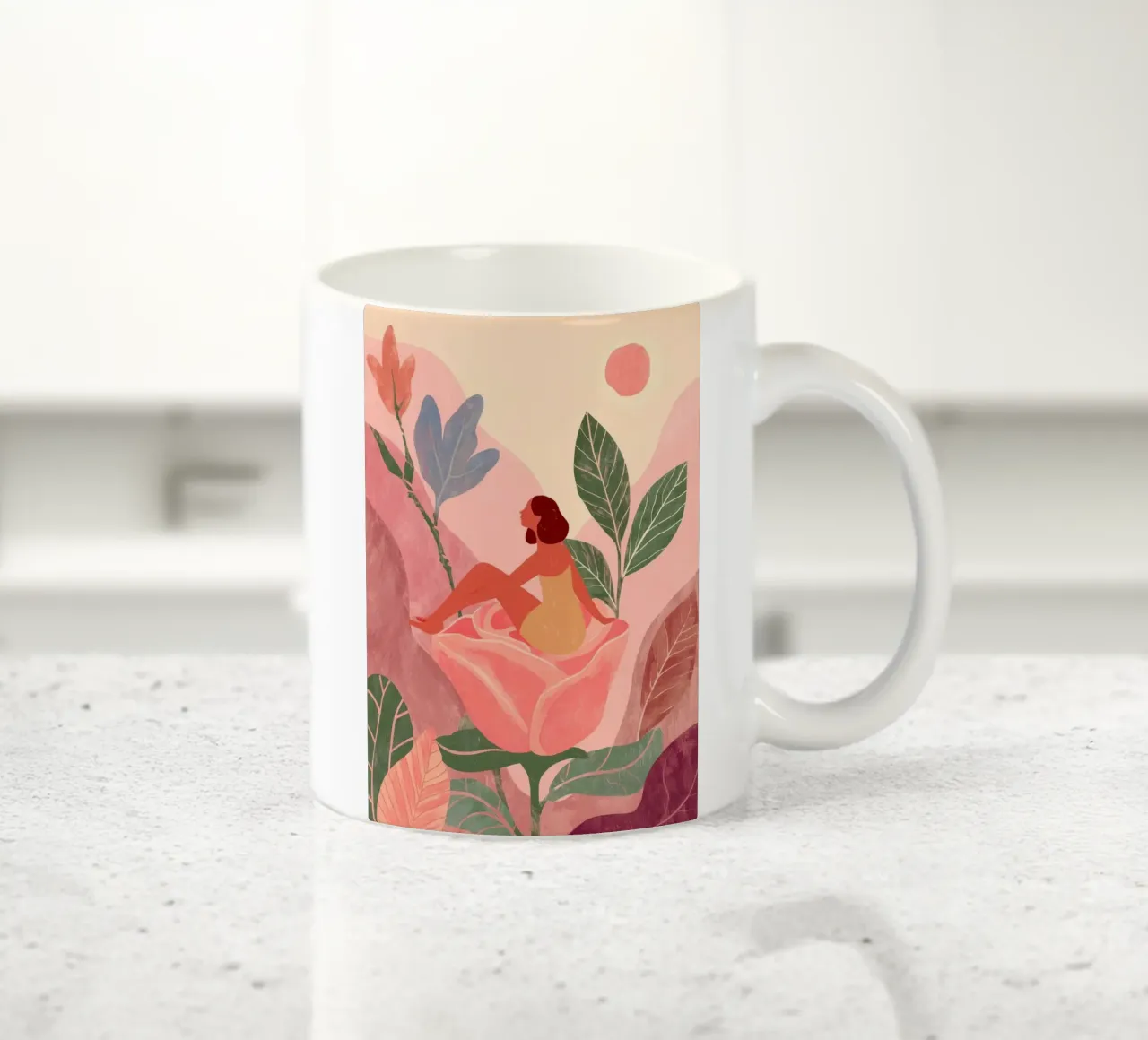 She Grew Herself a Garden tazza in ceramica da Clara August