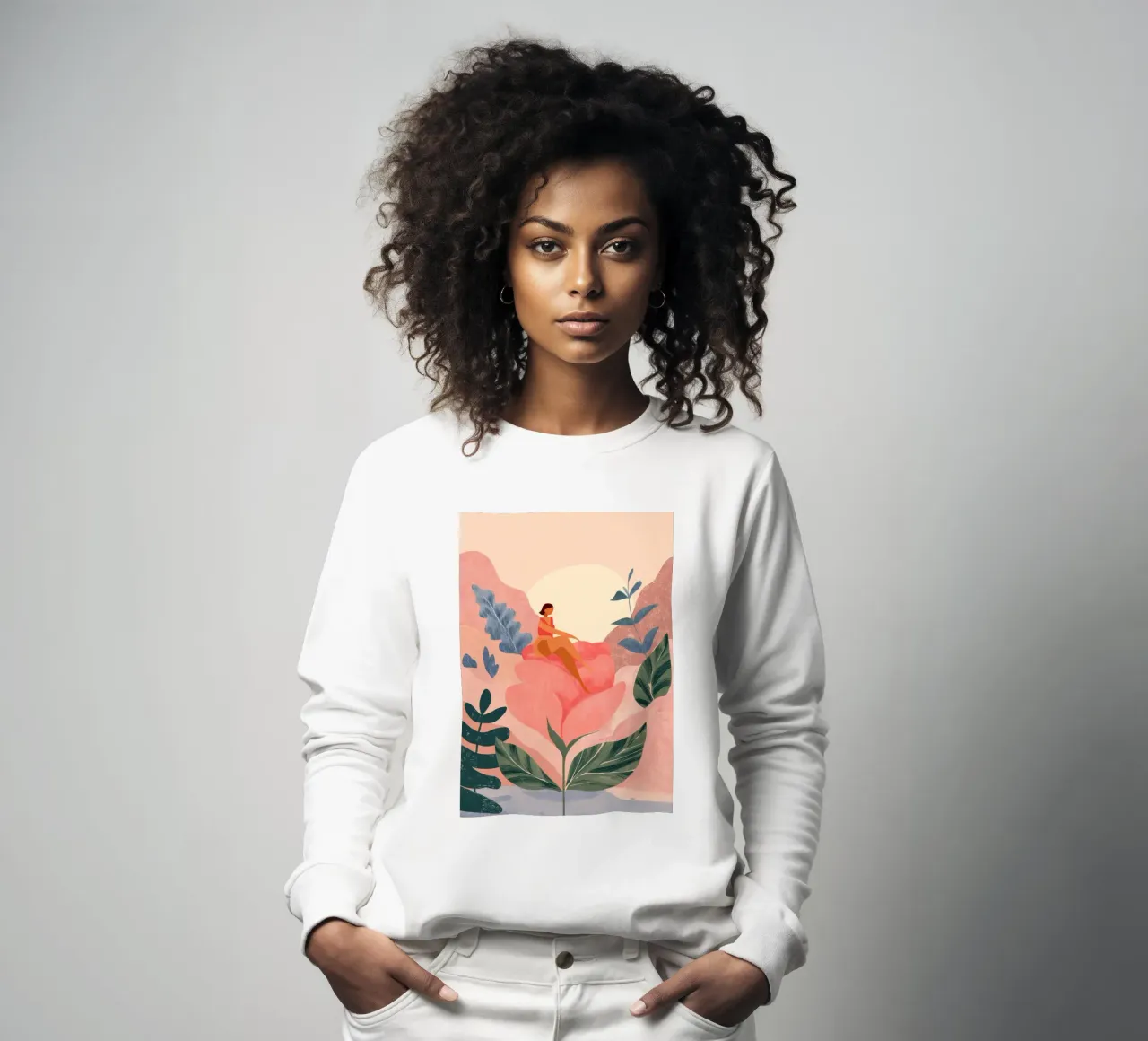 Where She Grows Sweatshirt von Clara August