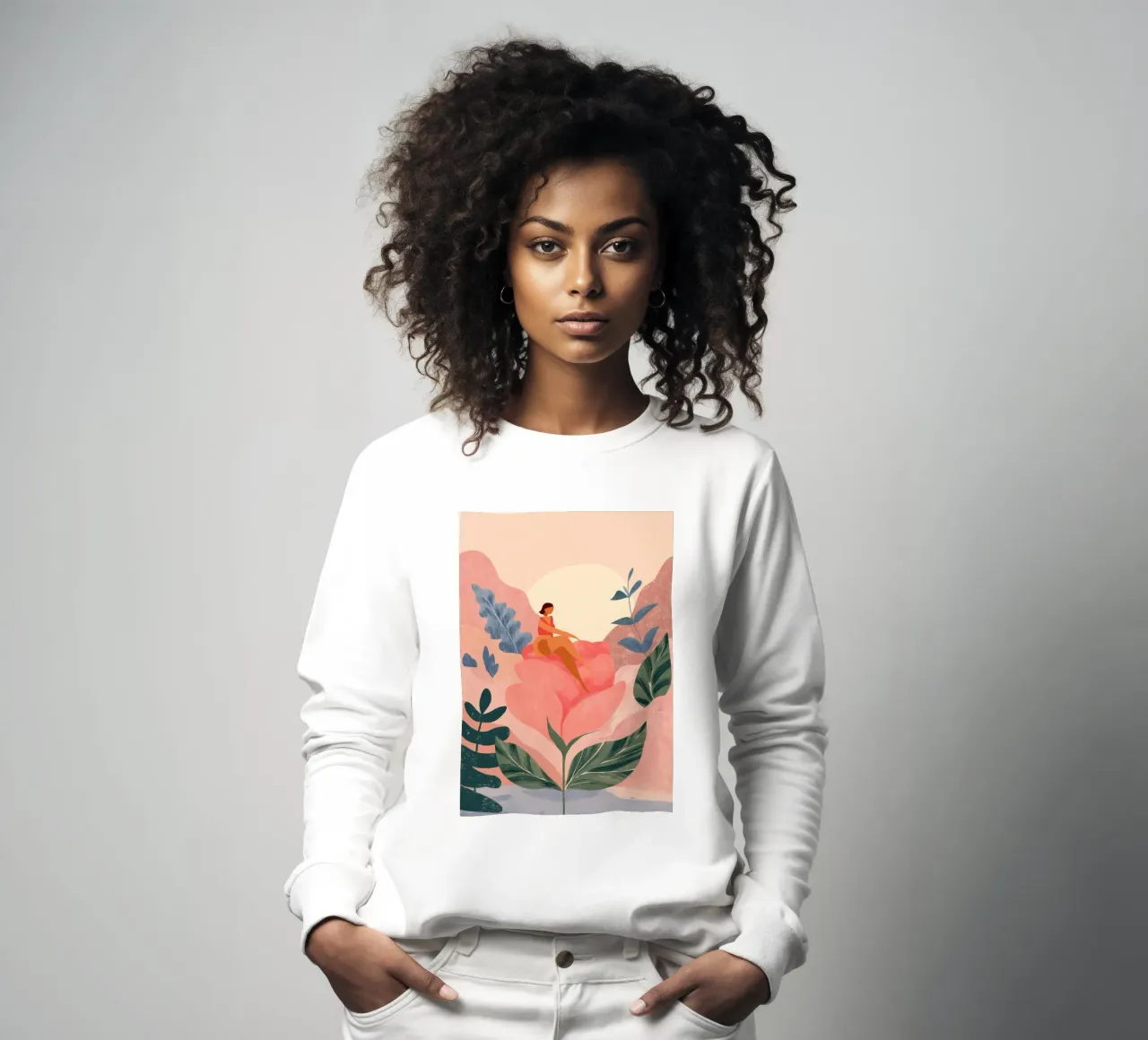Where She Grows felpa da Clara August