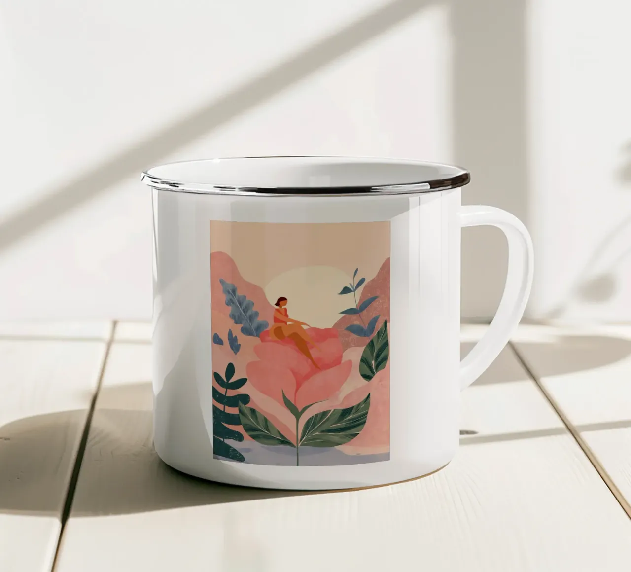 Where She Grows tazza in smalto da Clara August