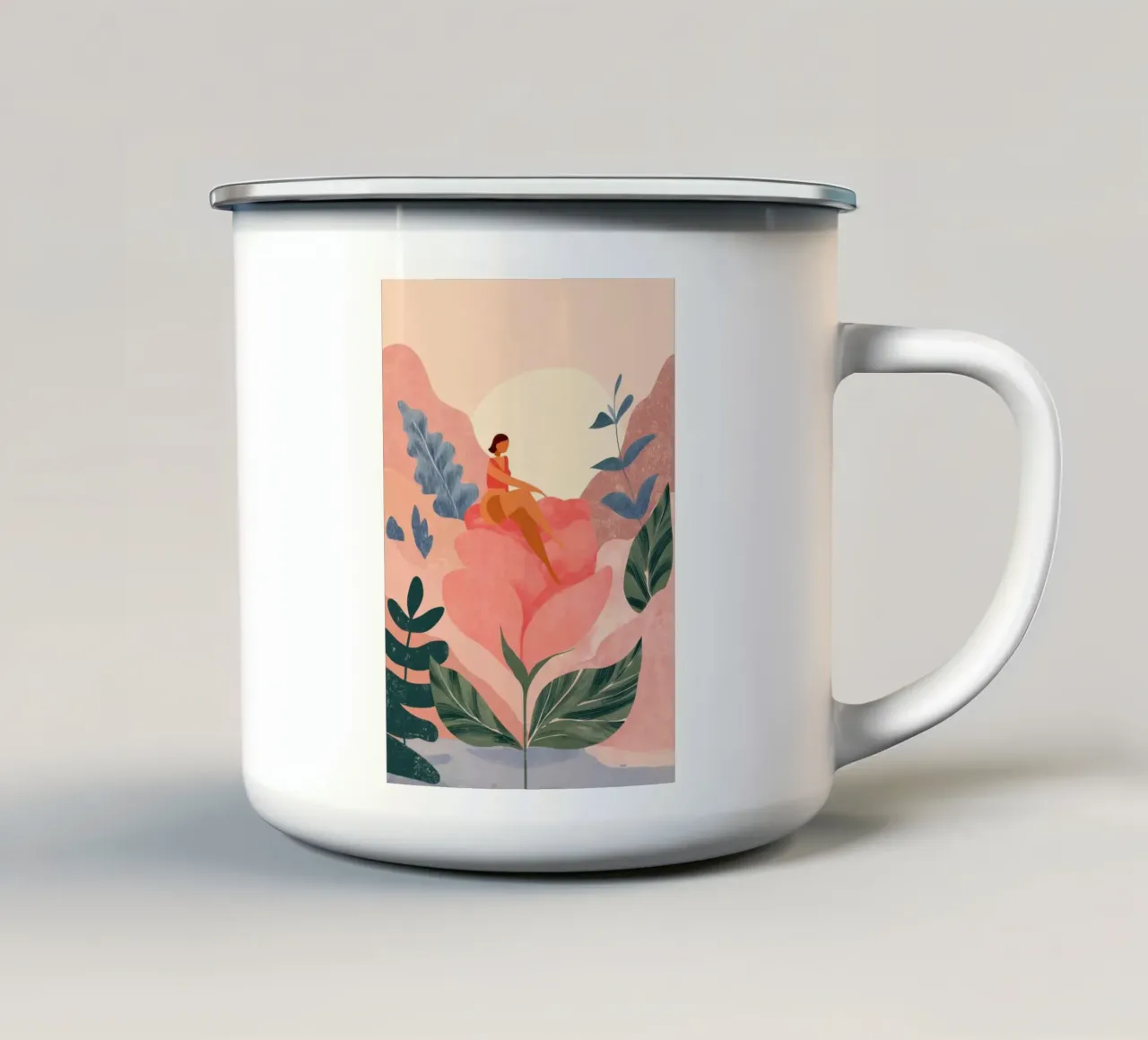 Where She Grows tazza in smalto da Clara August