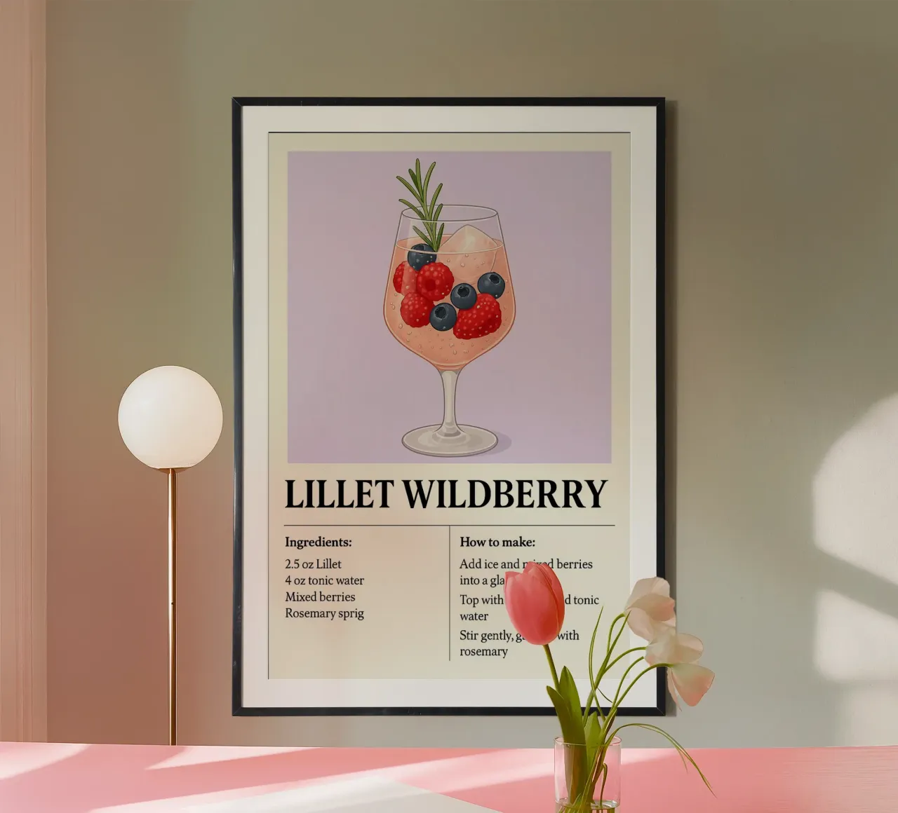 How to Make Lillet Wildberry poster da KevKon