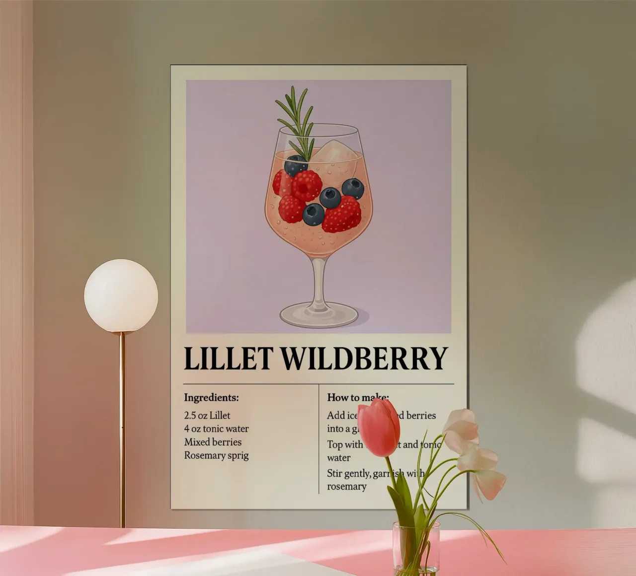 How to Make Lillet Wildberry poster da KevKon
