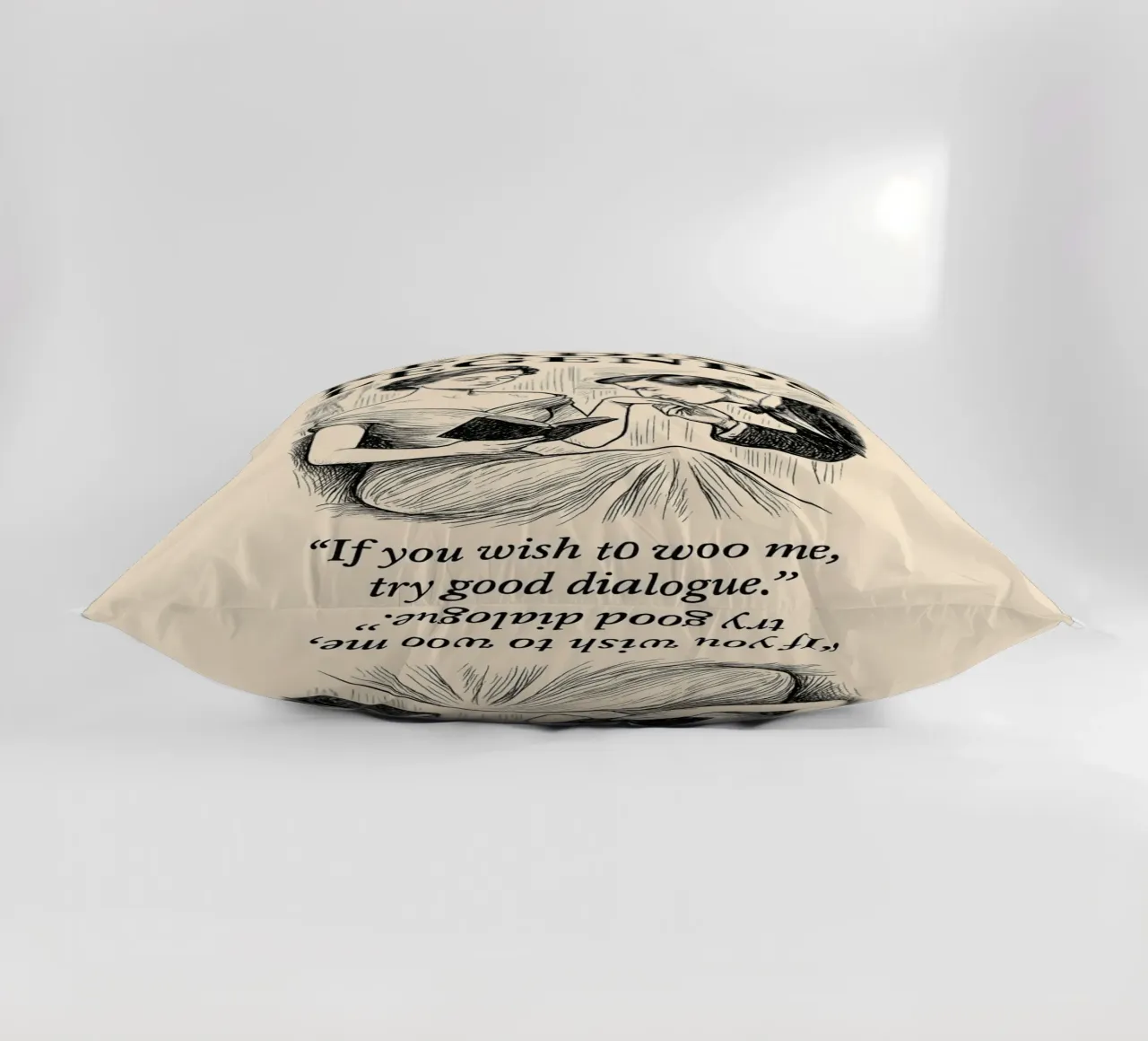 Reading Legends - Victorian style reader appreciation cuscino da Taika Tori Art