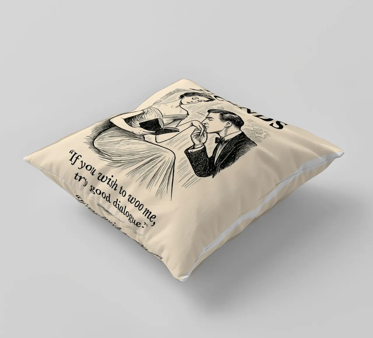 Reading Legends - Victorian style reader appreciation cuscino da Taika Tori Art