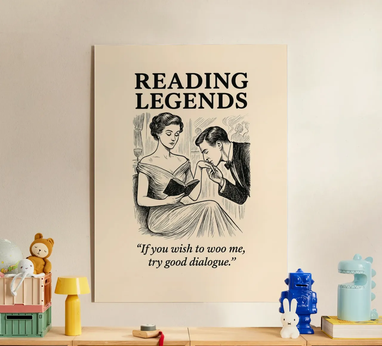 Reading Legends - Victorian style reader appreciation plexiglass da Taika Tori Art