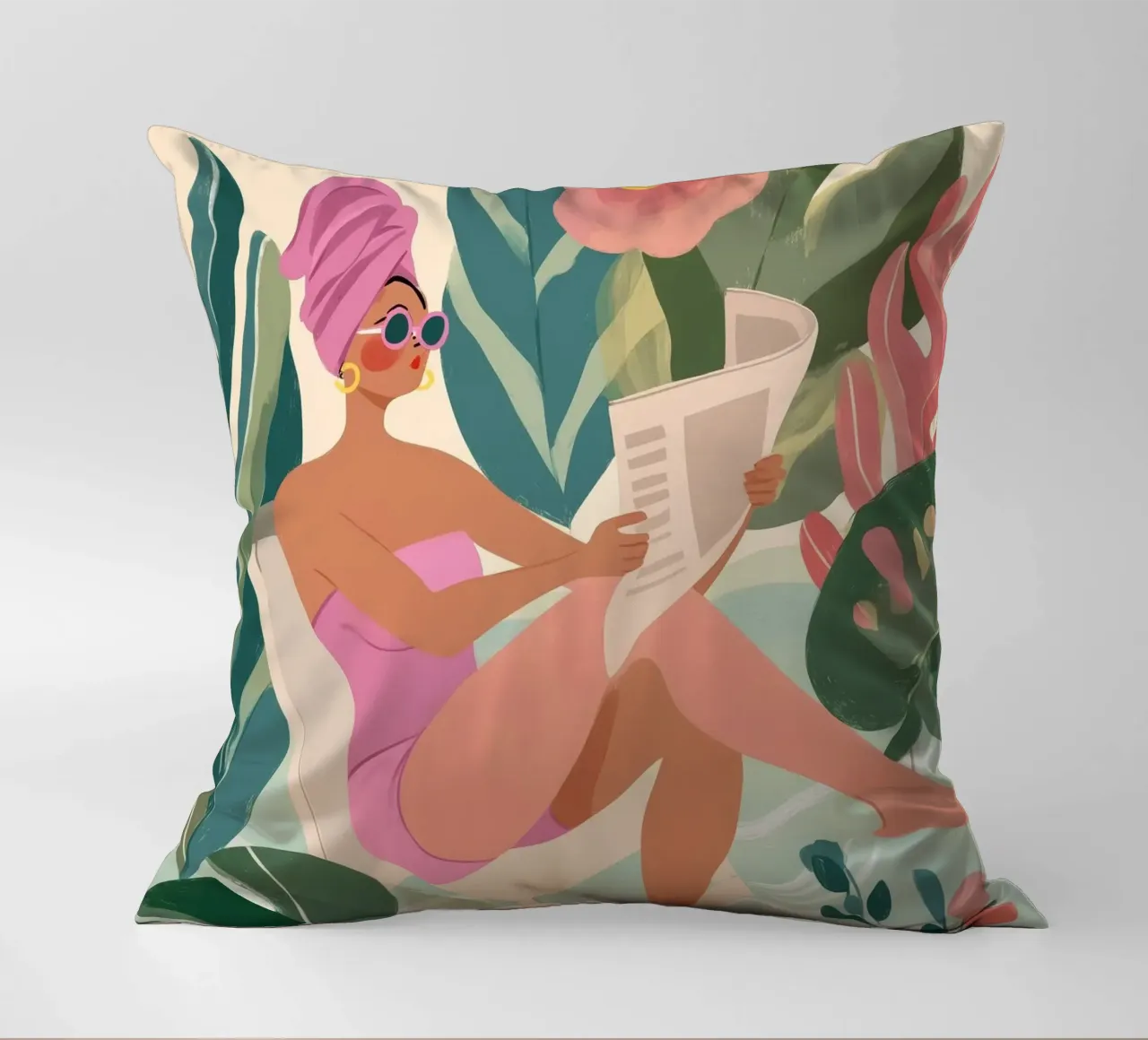 Power in Pink cuscino da Clara August