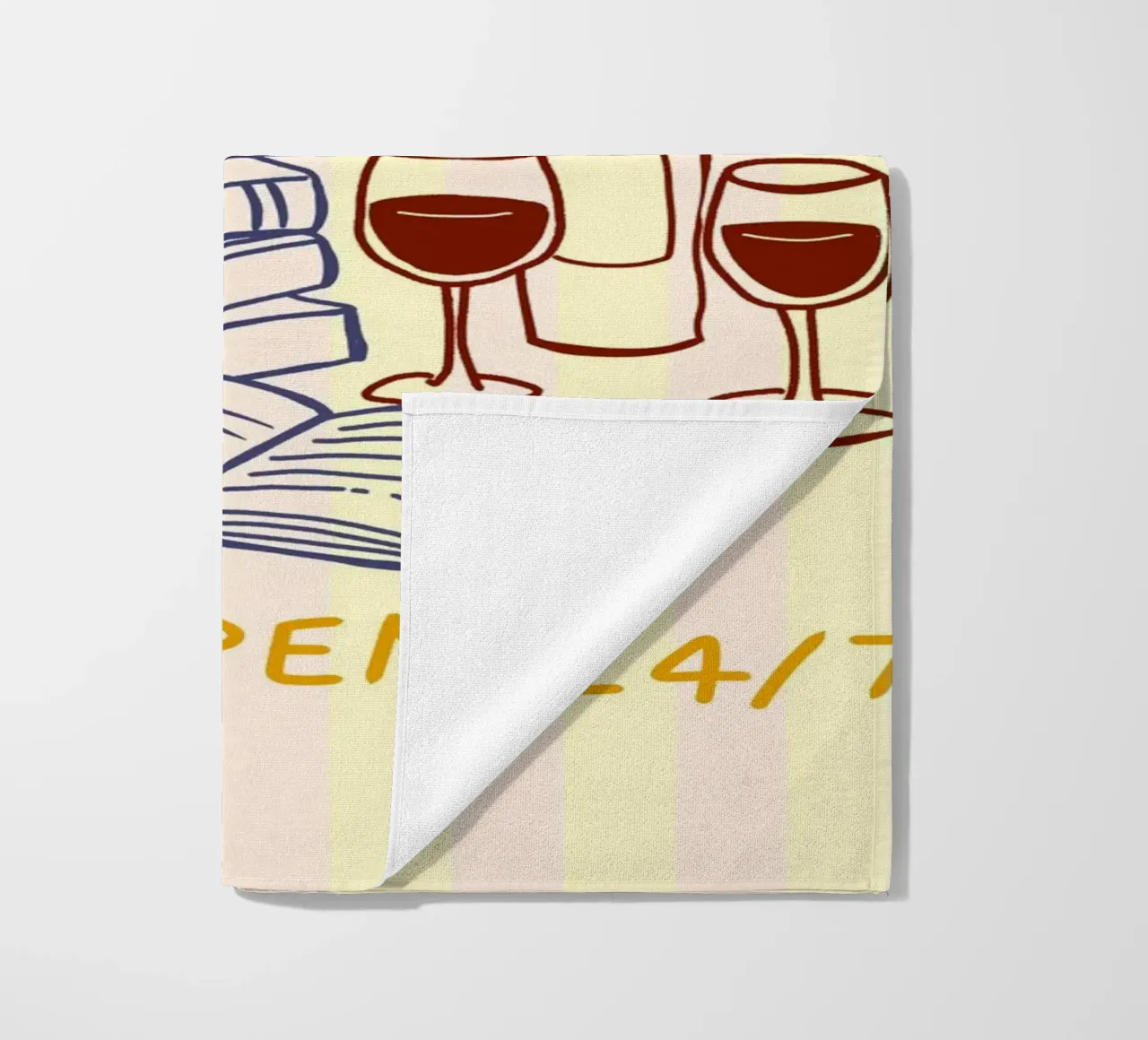 Reader Society open 24/7 telo mare da Taika Tori Art