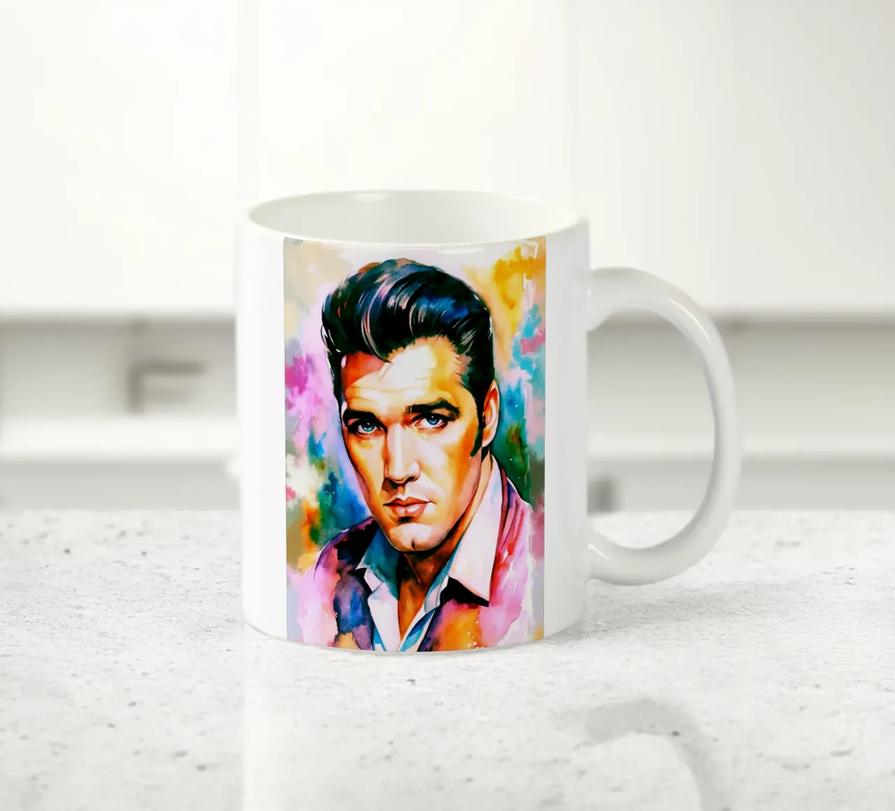 Elvis Presley art painting tazza in ceramica da Lembayung art