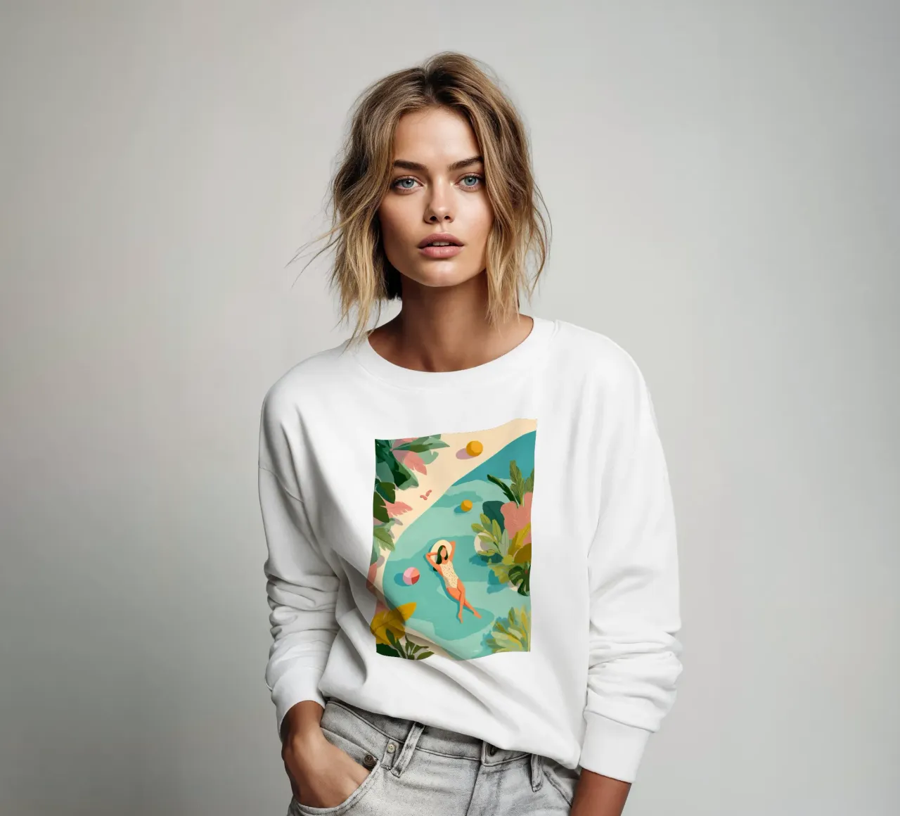 Everything Else Can Wait Sweatshirt von Clara August