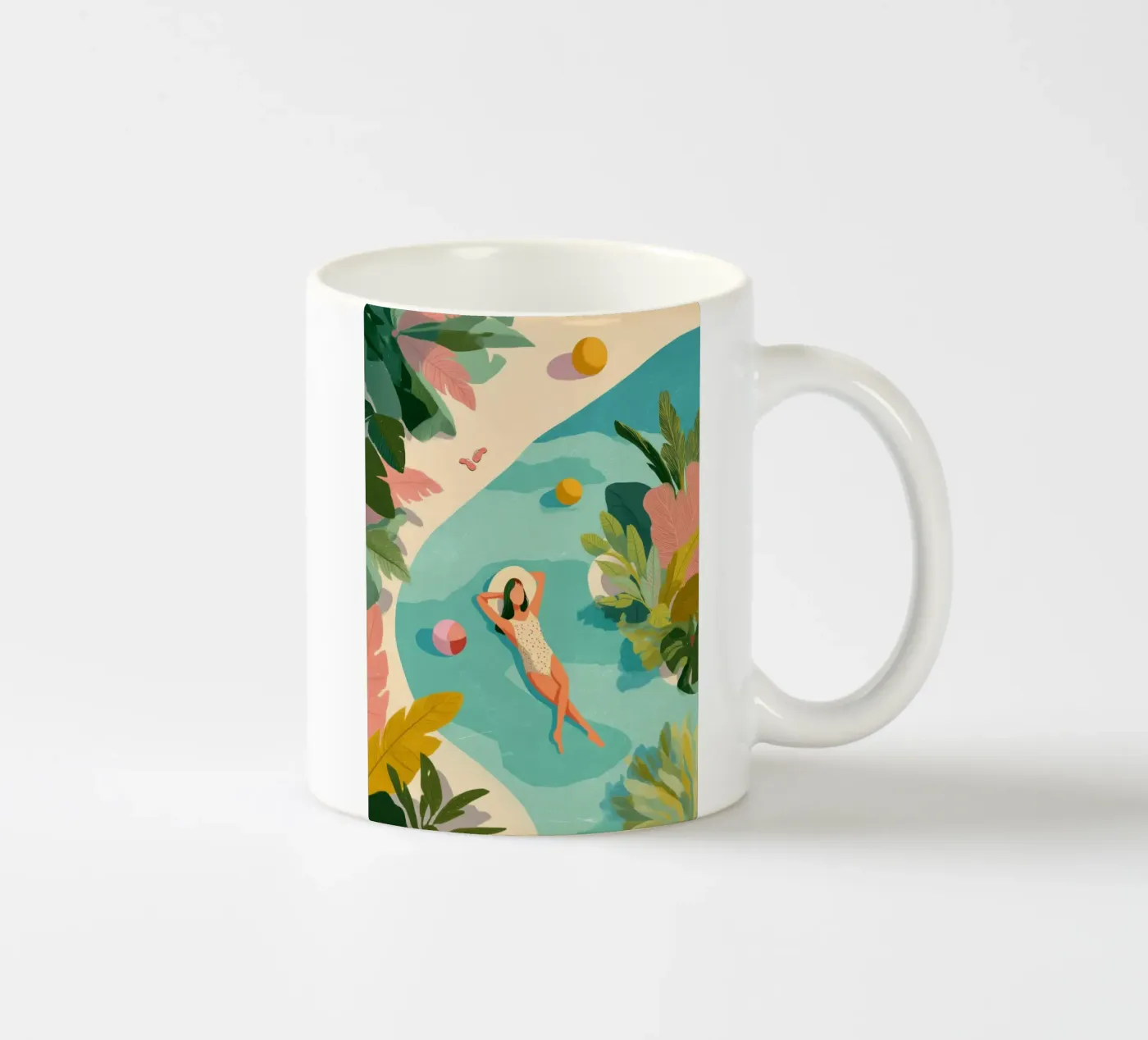 Everything Else Can Wait ceramic mug by Clara August