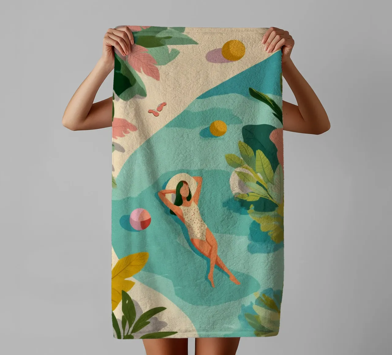 Everything Else Can Wait serviette de bain de Clara August