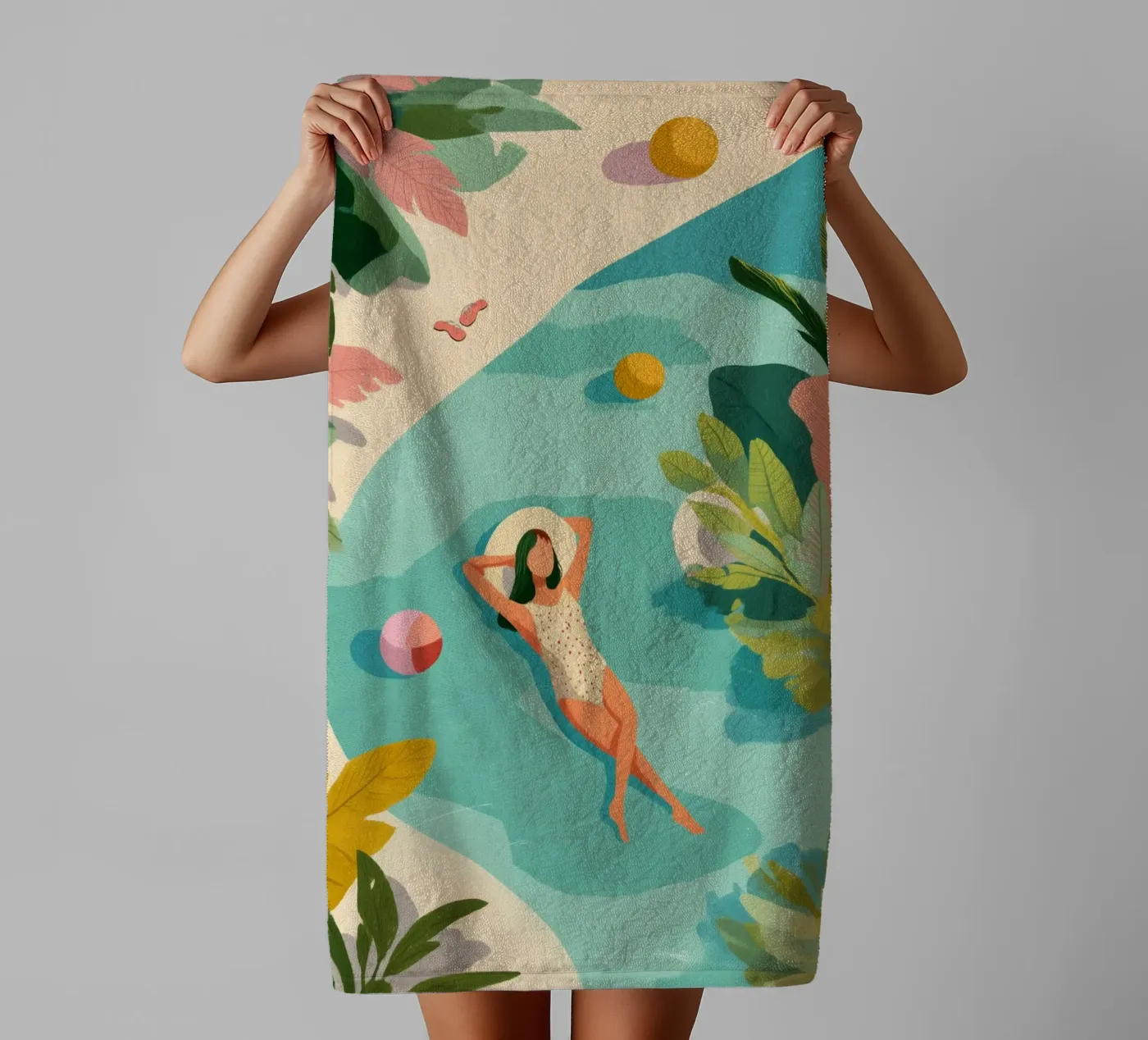 Everything Else Can Wait towel by Clara August
