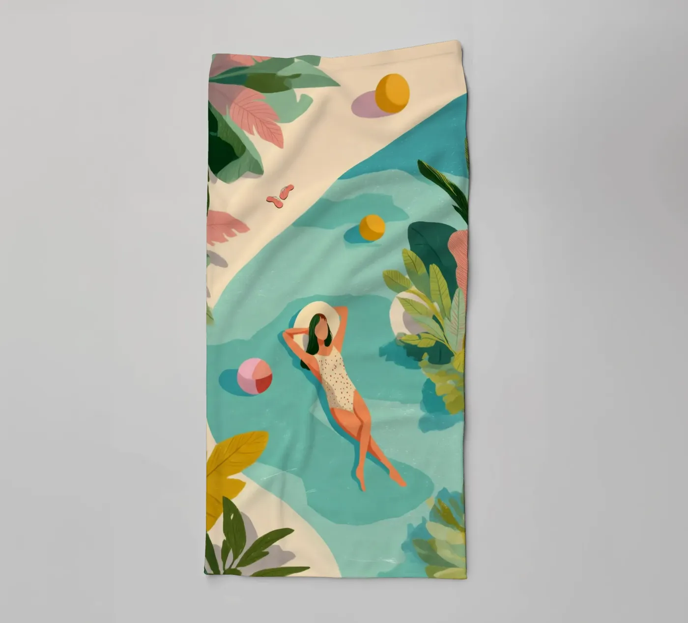 Everything Else Can Wait towel by Clara August
