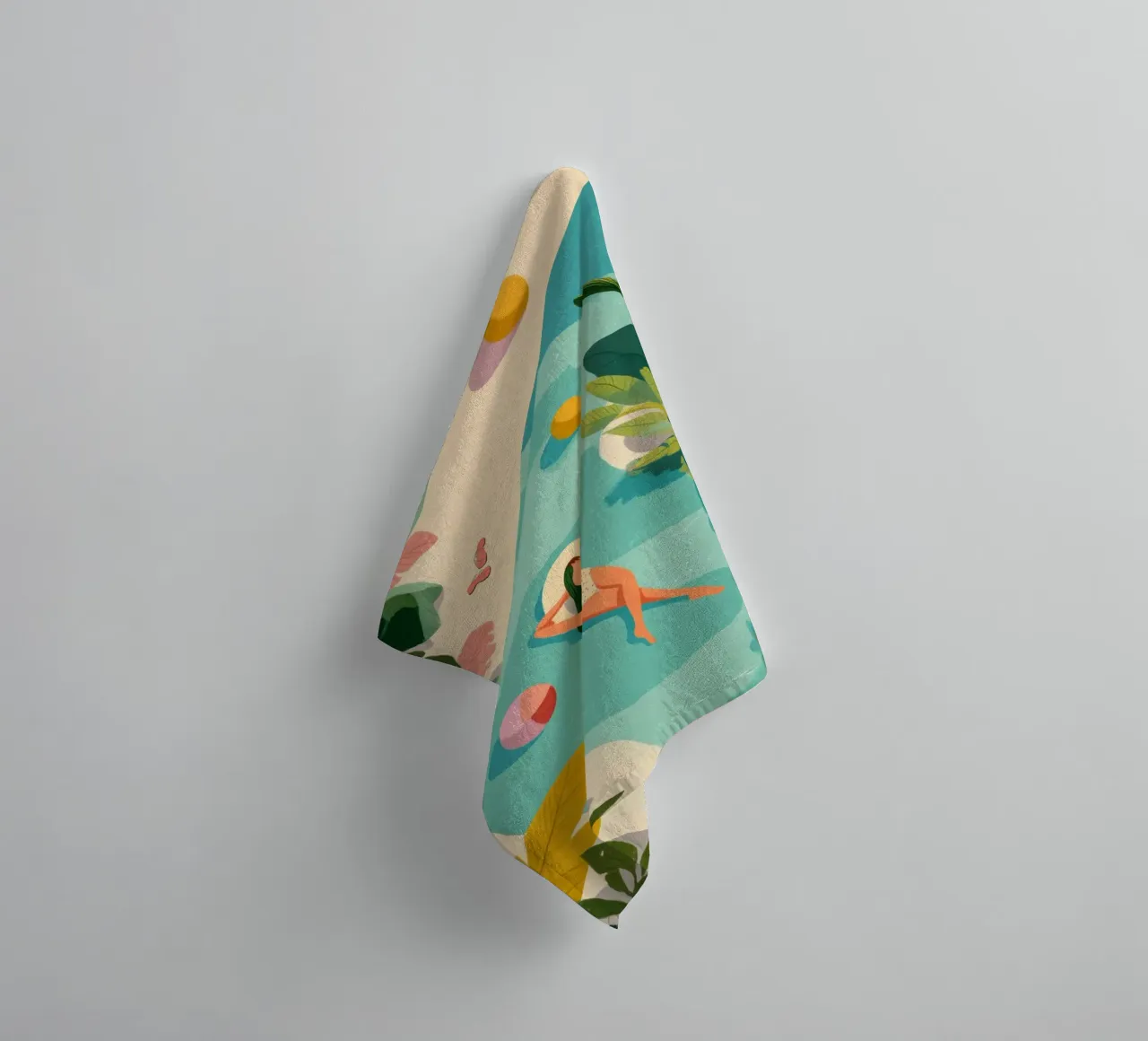 Everything Else Can Wait serviette de bain de Clara August