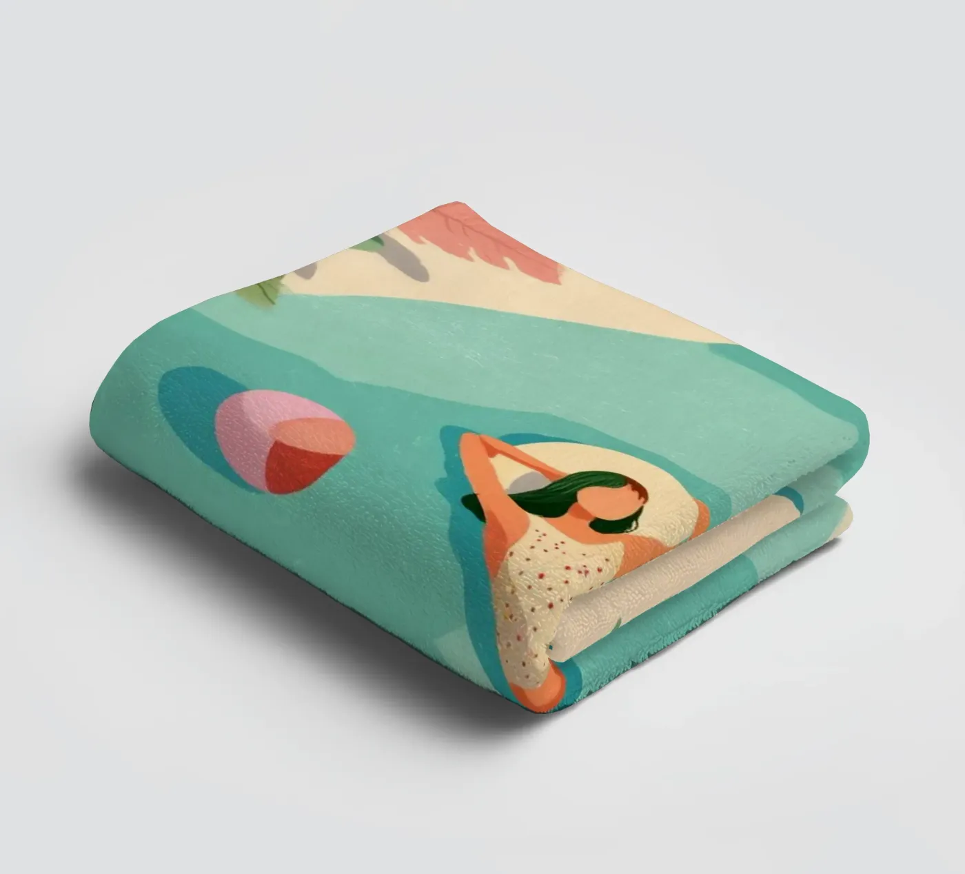 Everything Else Can Wait towel by Clara August