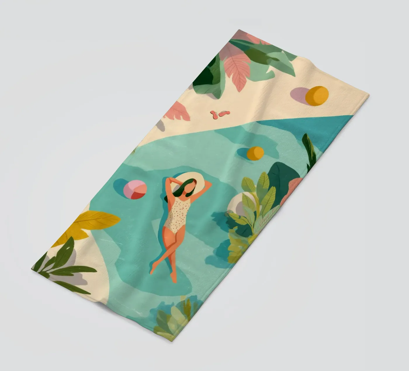 Everything Else Can Wait serviette de plage de Clara August