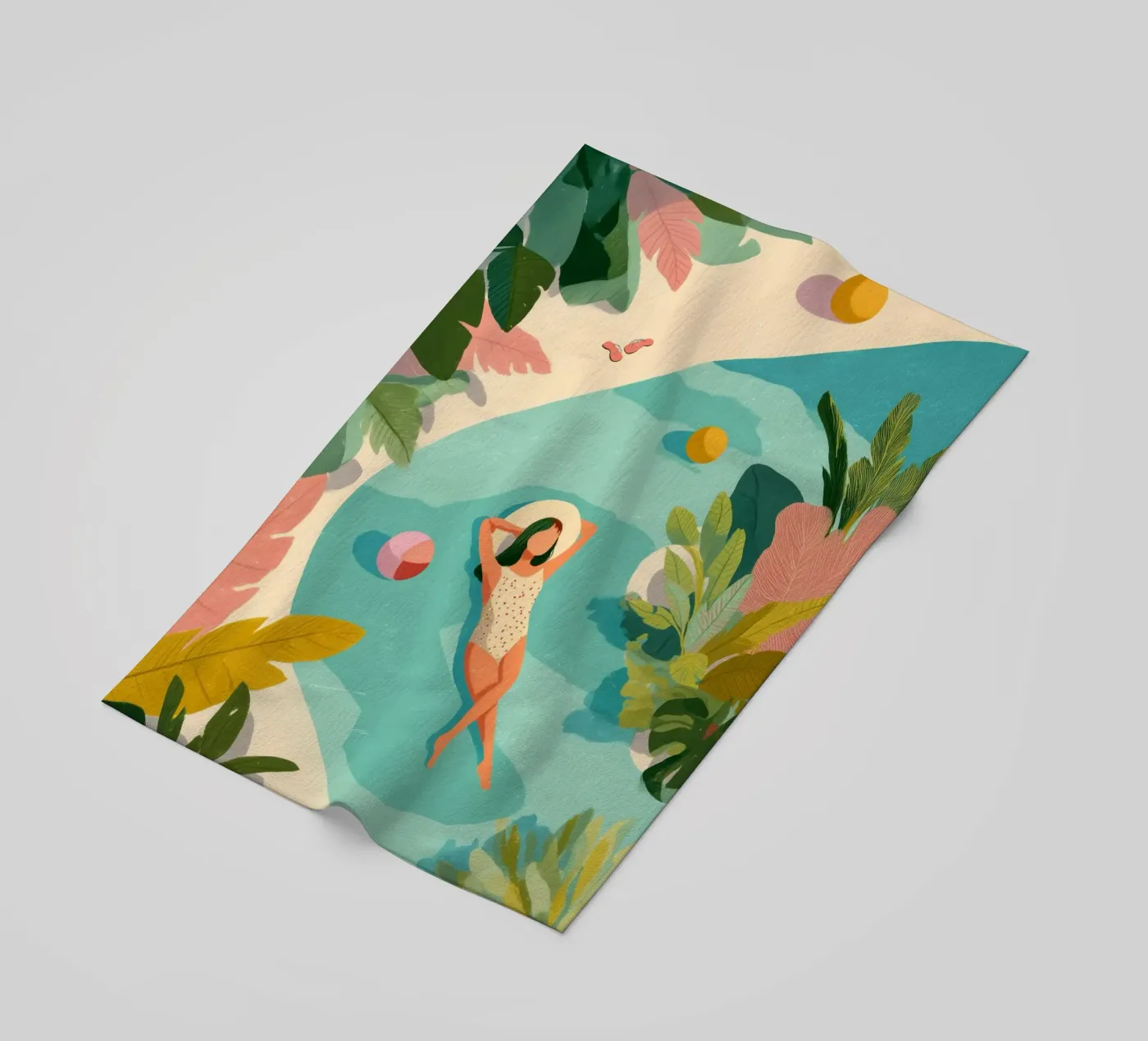 Everything Else Can Wait serviette de plage de Clara August