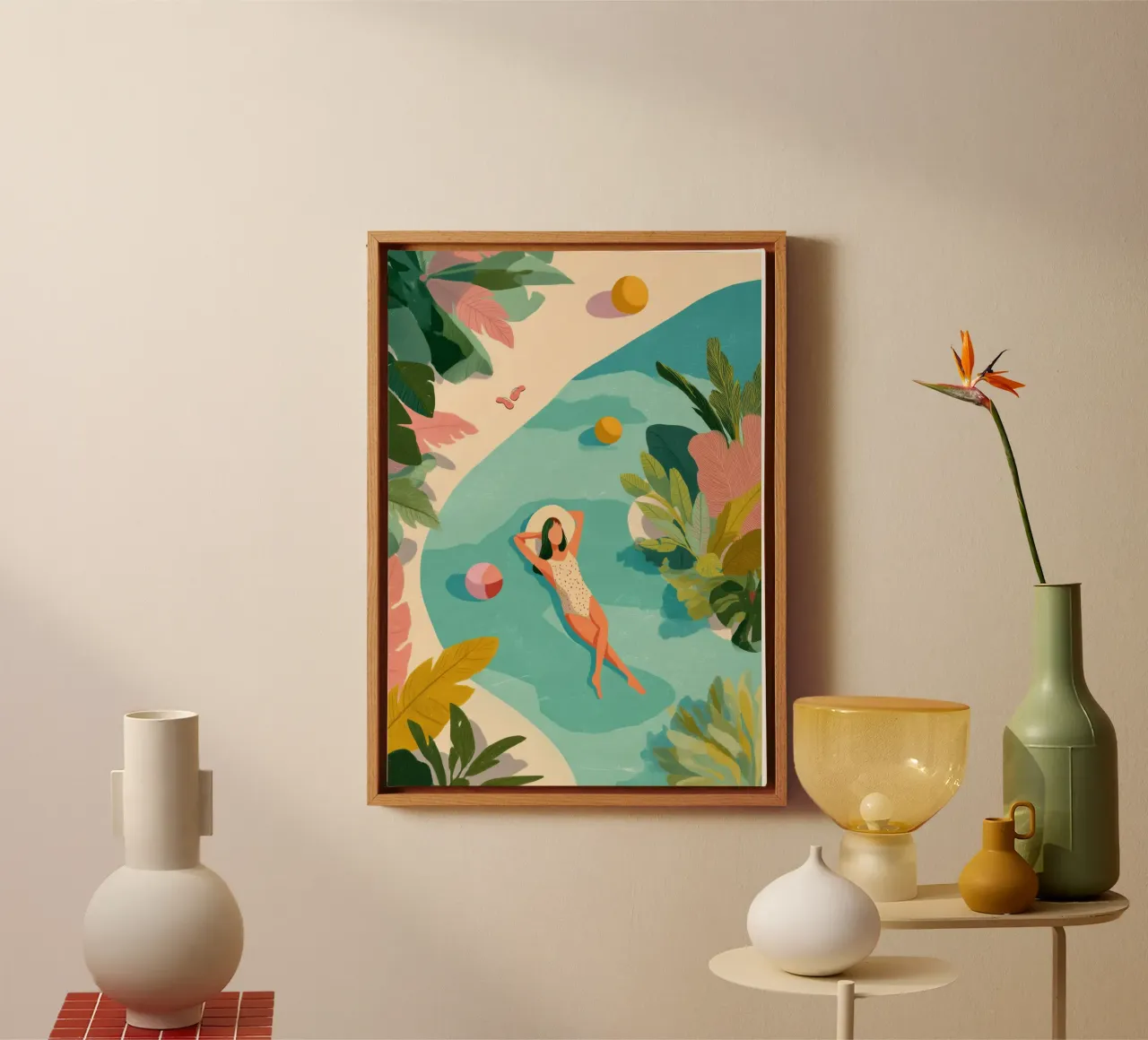 Everything Else Can Wait Leinwand von Clara August