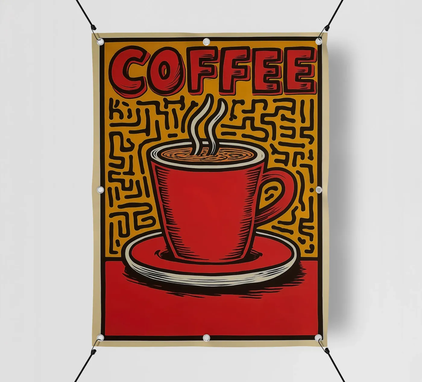 Caffè telo in pvc da Pictura