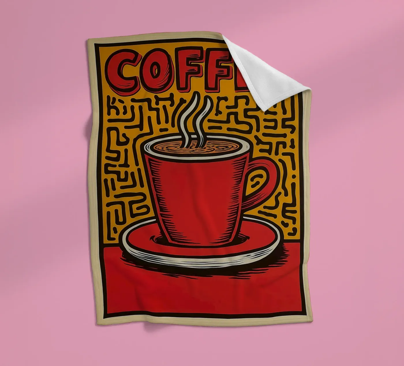 Caffè coperta in pile da Pictura