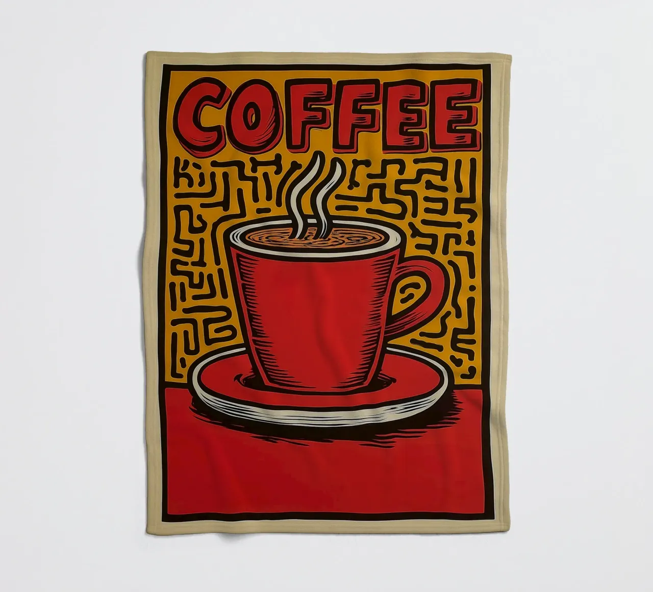 Caffè coperta in pile da Pictura
