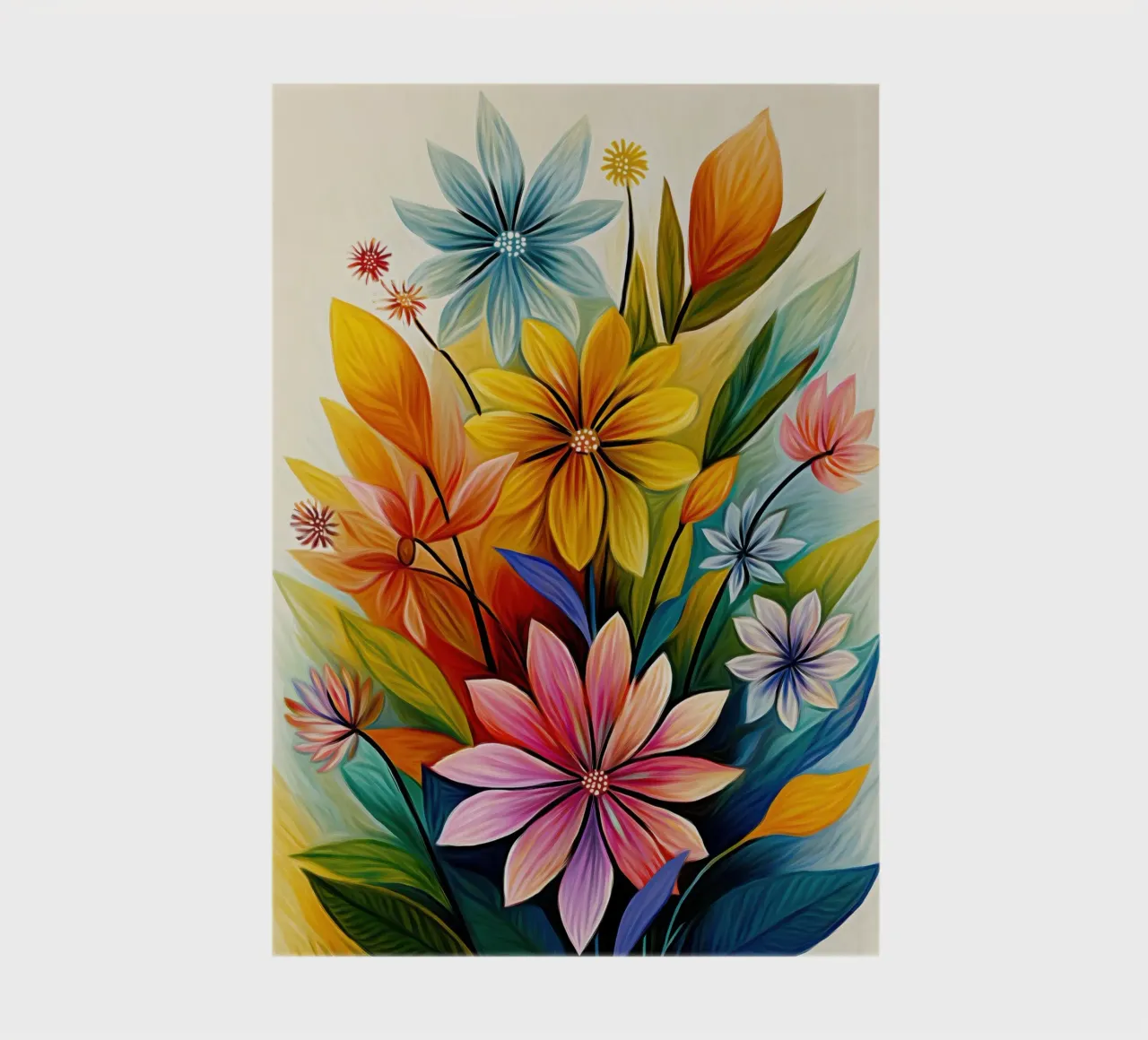 Fiori colorati diario da Pictura