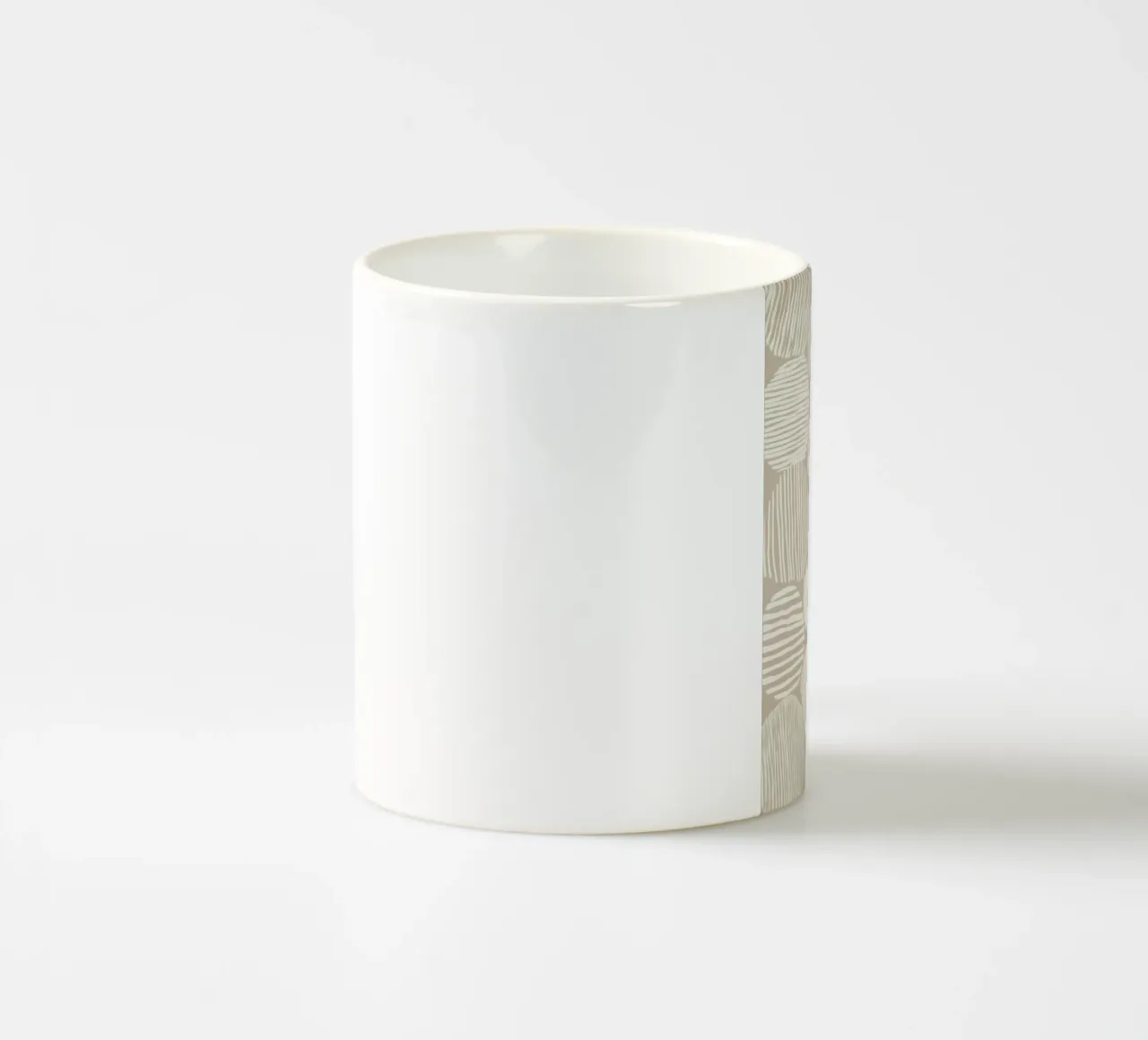 Astratto in tinta creme tazza in ceramica da Pictura