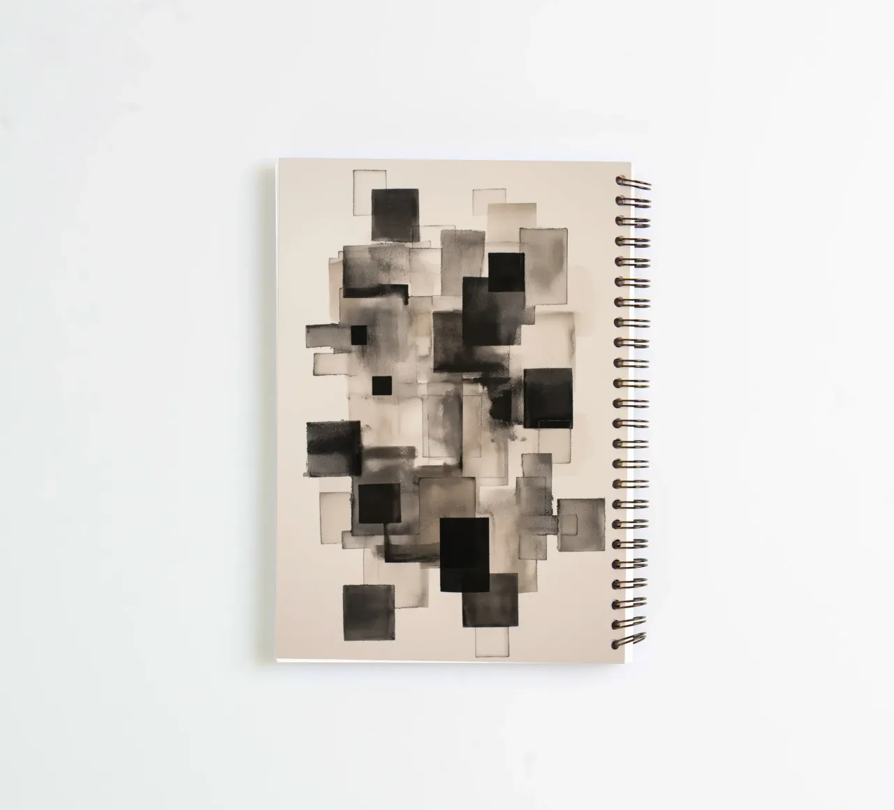 Abstract planes spiral notebook by Pictura