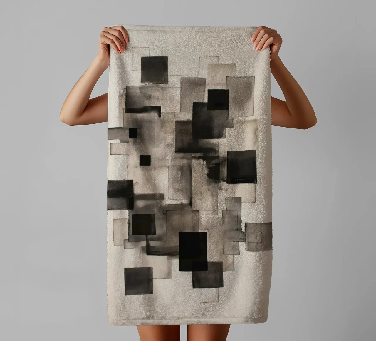 Abstract planes towel by Pictura