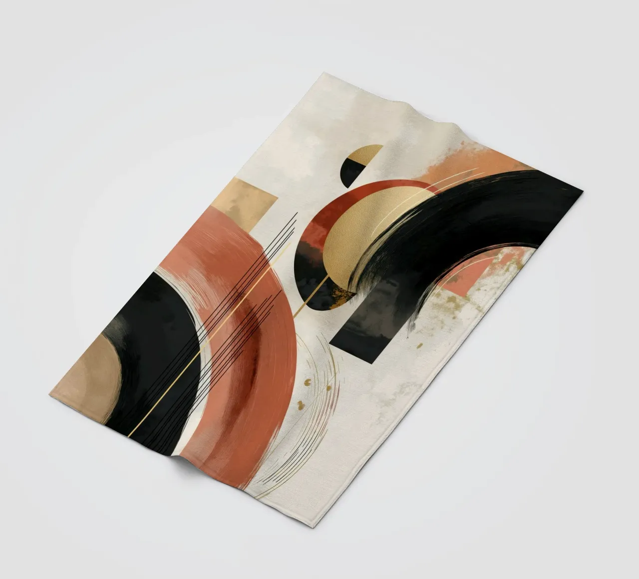 Abstract forms Fleecedecke von Pictura