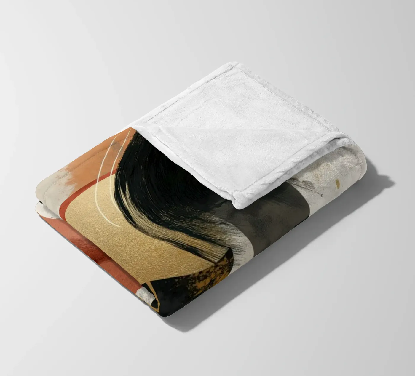 Abstract forms fleecedeken van Pictura