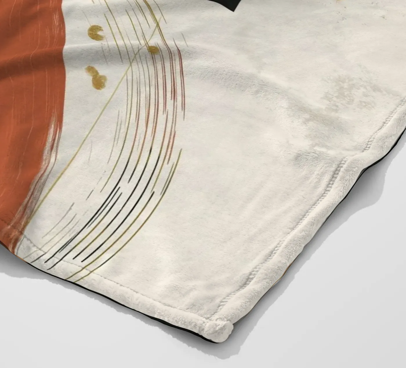 Abstract forms fleecedeken van Pictura