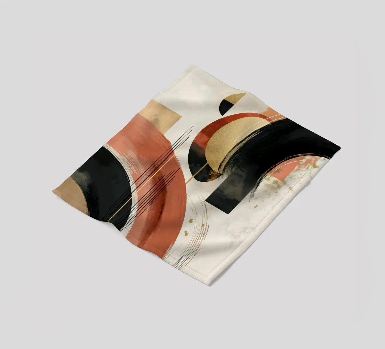 Abstract forms Fleecedecke von Pictura