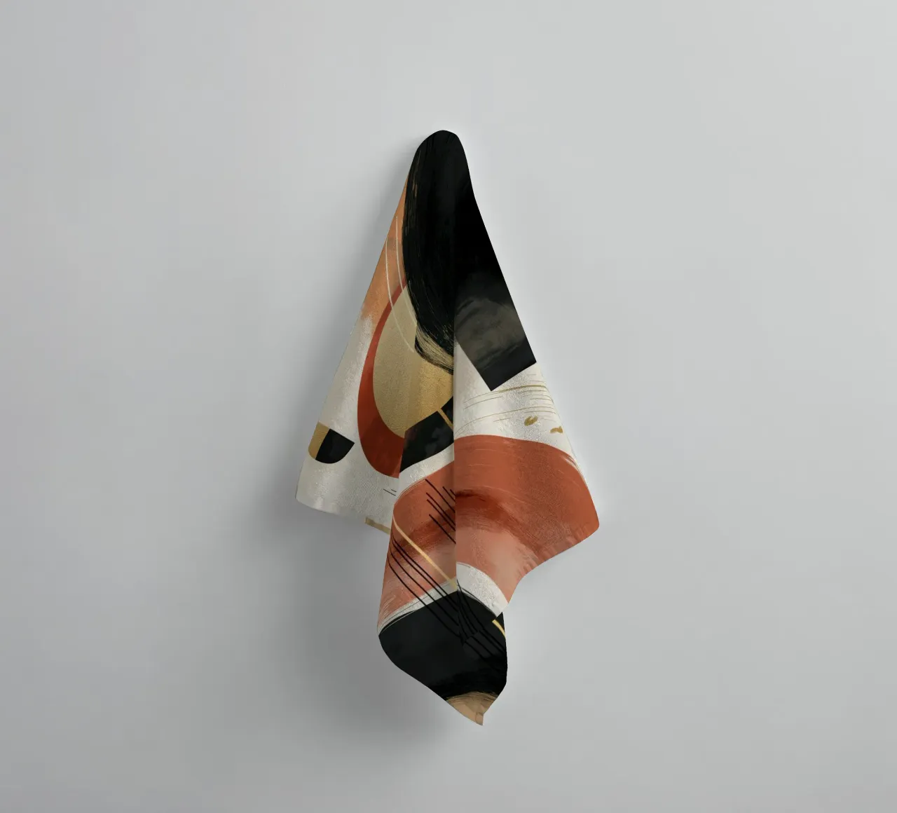 Abstract forms towel by Pictura