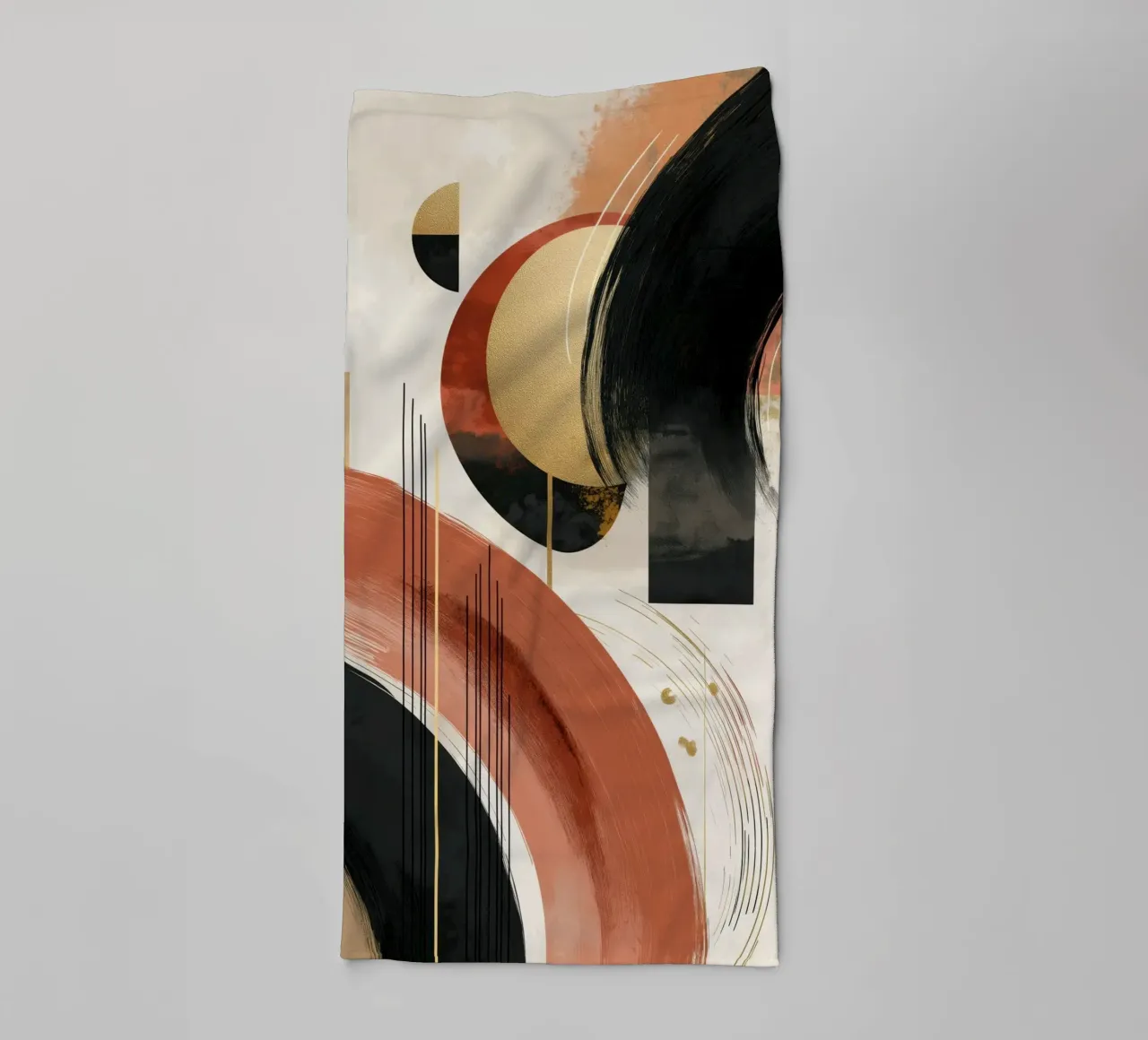 Abstract forms towel by Pictura