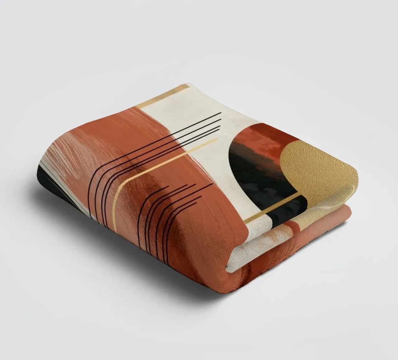 Abstract forms towel by Pictura
