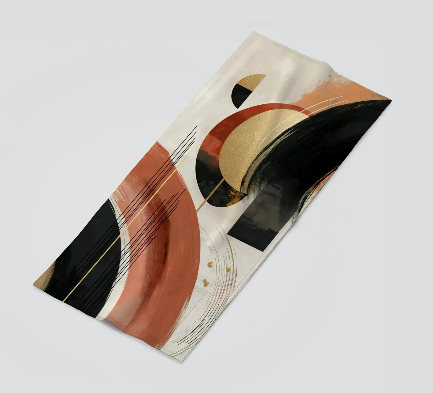 Abstract forms Strandtuch von Pictura