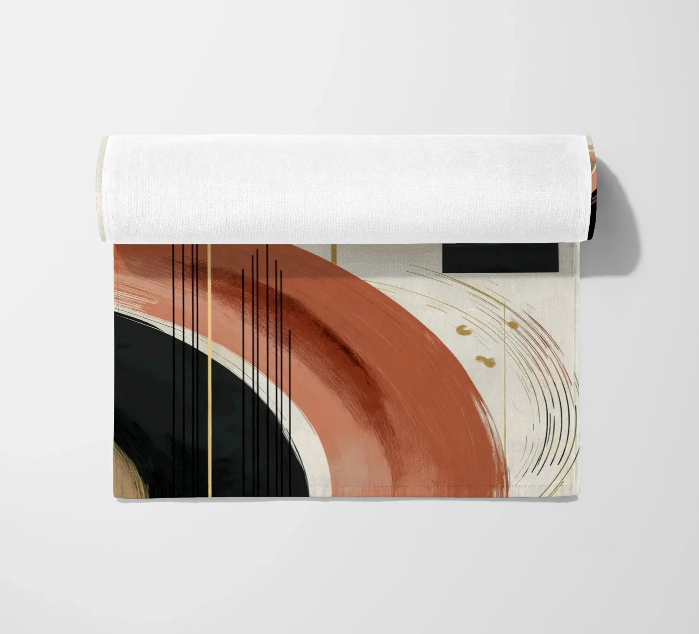 Abstract forms Strandtuch von Pictura