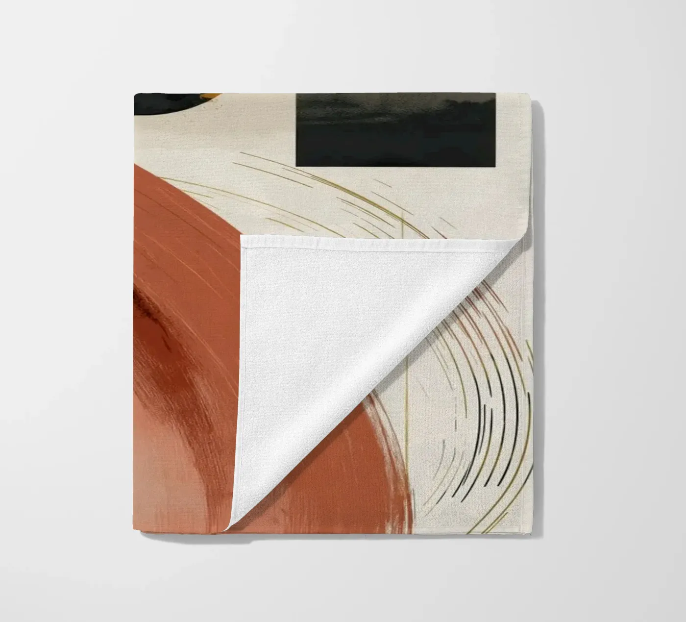 Abstract forms Strandtuch von Pictura