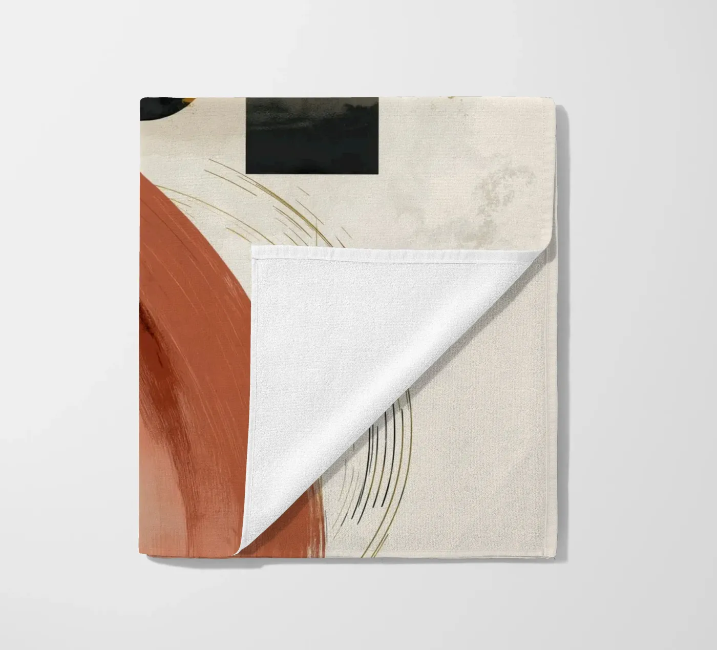 Abstract forms Strandtuch von Pictura