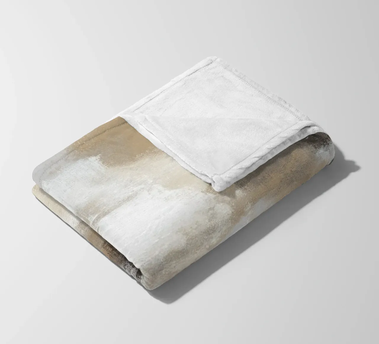 Astratto nei colori del marrone coperta in pile da Pictura
