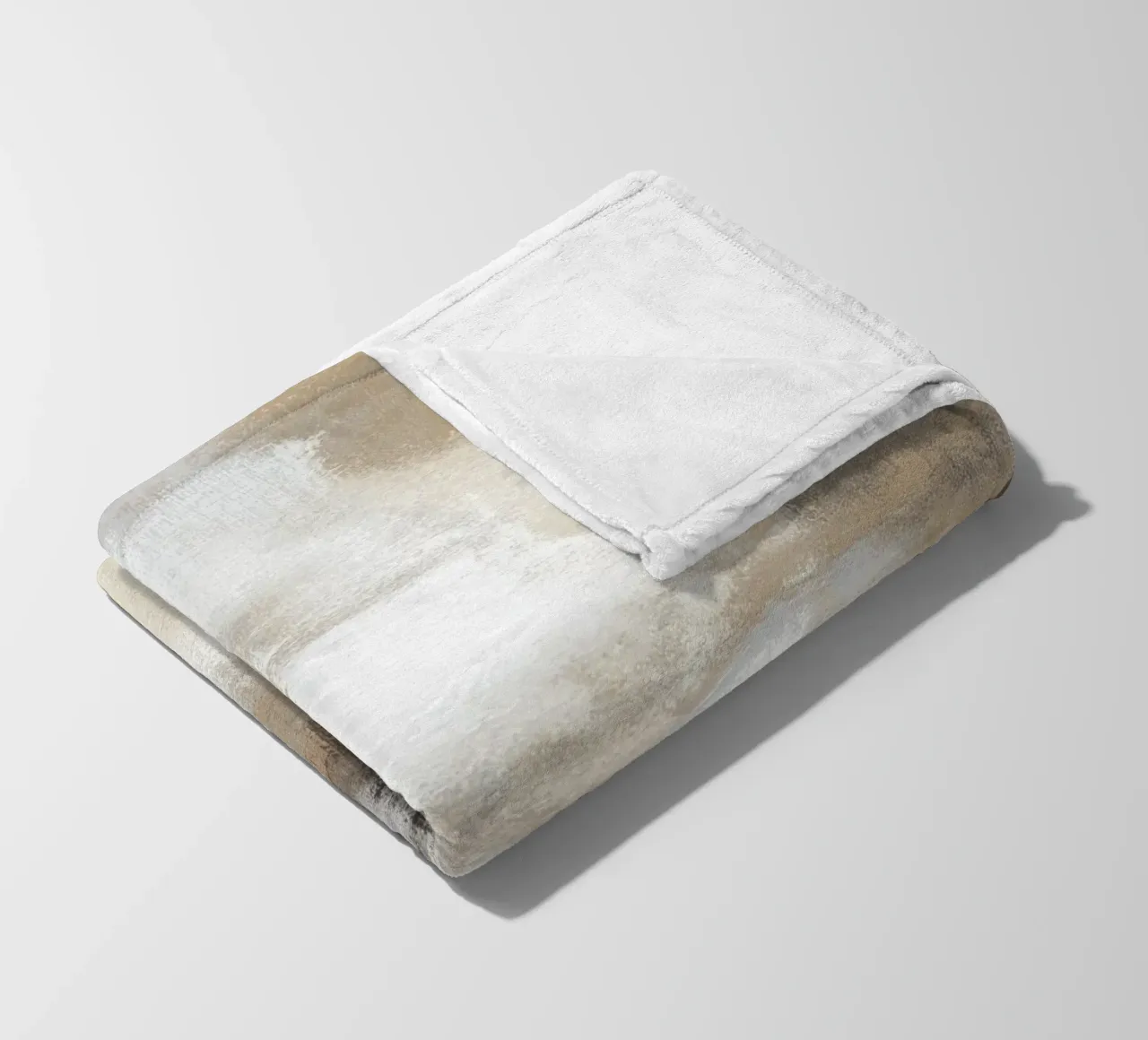 Astratto nei colori del marrone coperta in pile da Pictura
