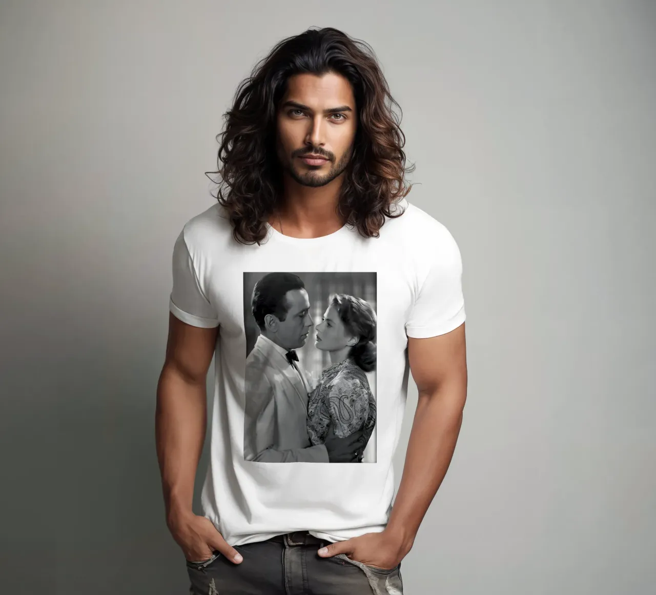 Rick Blaine and llsg Lund t-shirt da Low poly art