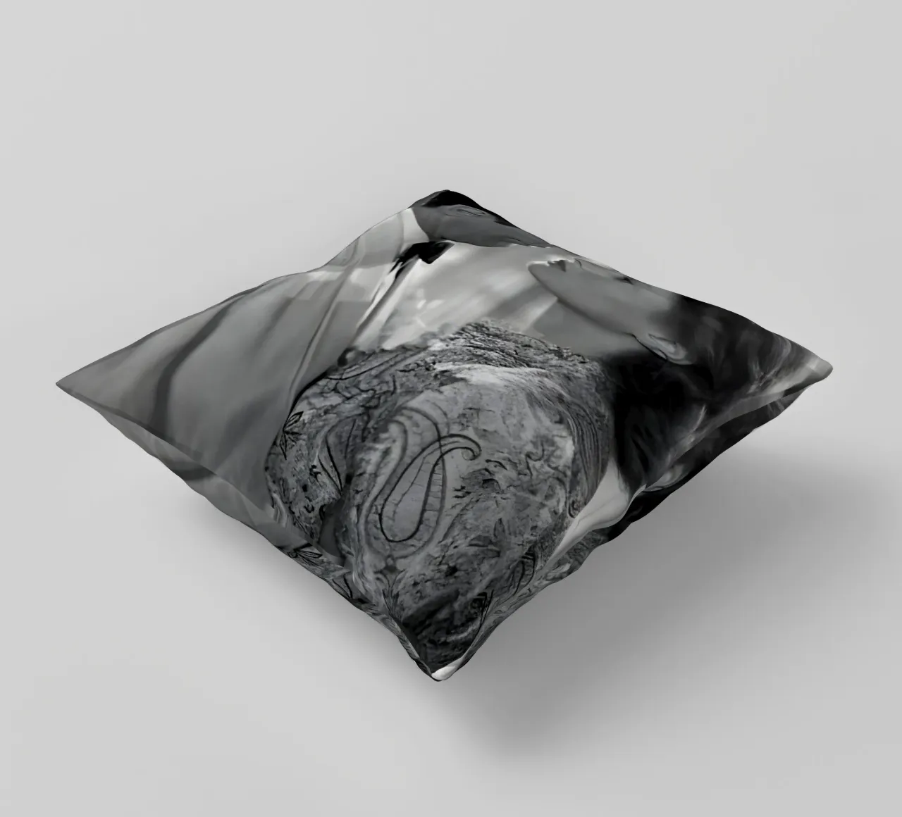 Rick Blaine and llsg Lund cuscino da Low poly art