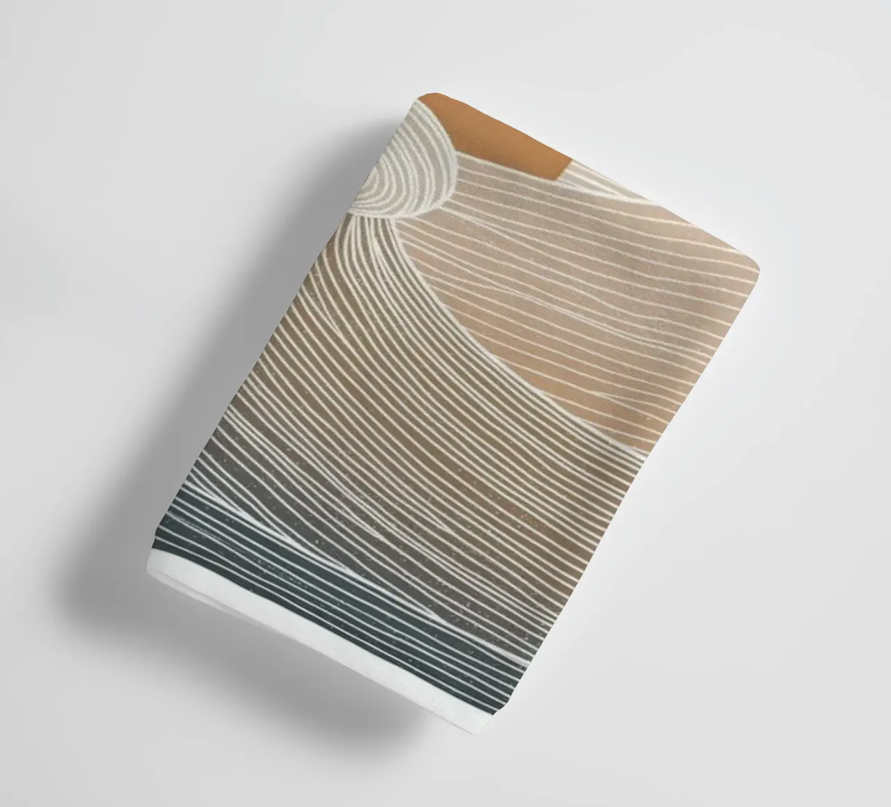 Sunset in soft colours towel by Pictura