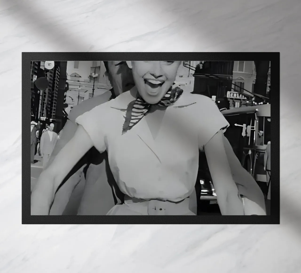 Audrey Hepburn, zerbino da Low poly art