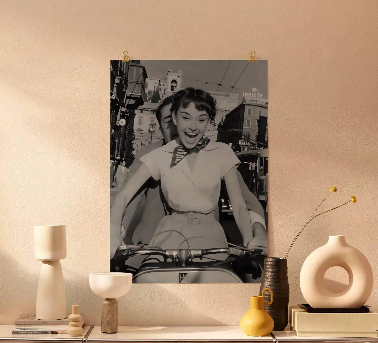 Audrey Hepburn, carta hahnemühle da Low poly art