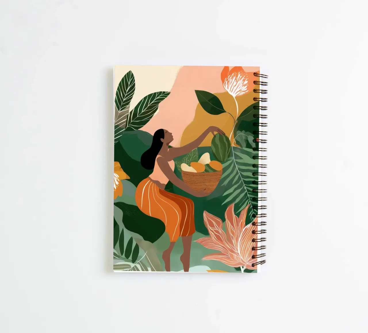 Beneath the Mango Sky spiral notebook by Clara August