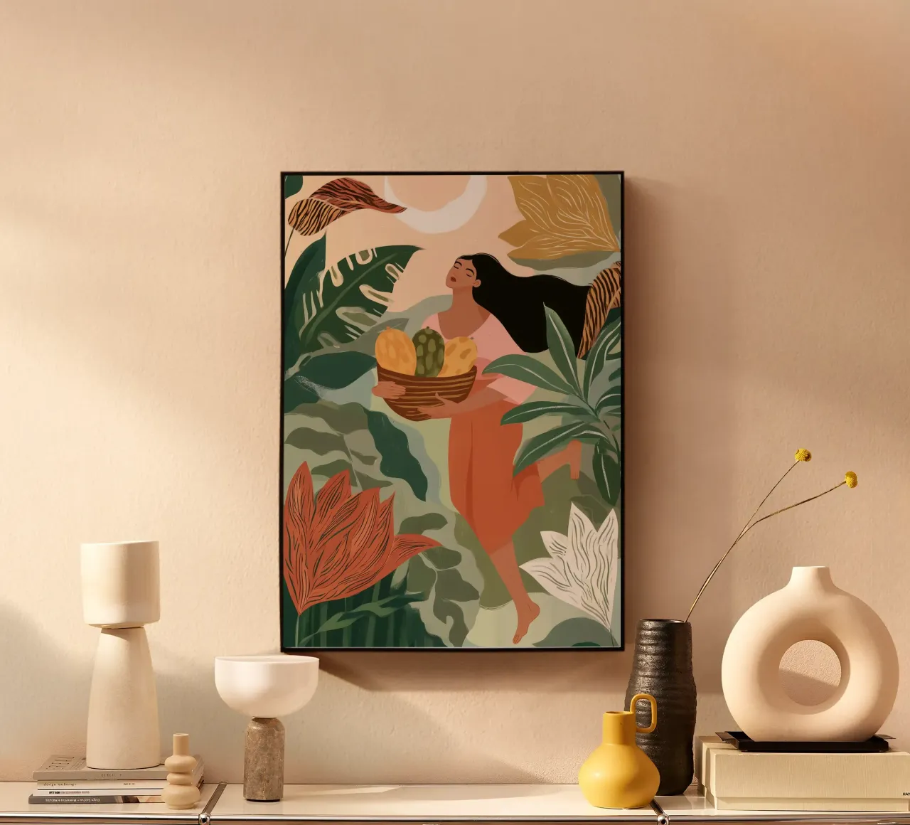 She Rises from the Garden Moon plexiglass da Clara August